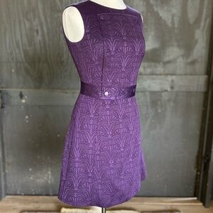 M by Missoni Purple Sleeveless Sheath Mini